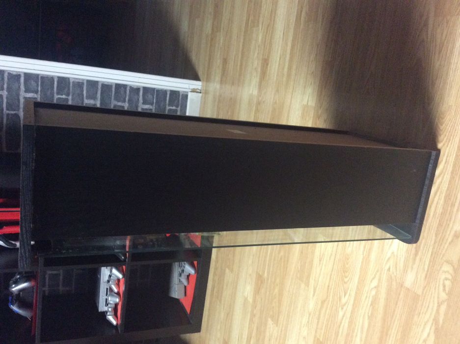 Armário de armazenamento de DVD com porta de vidro