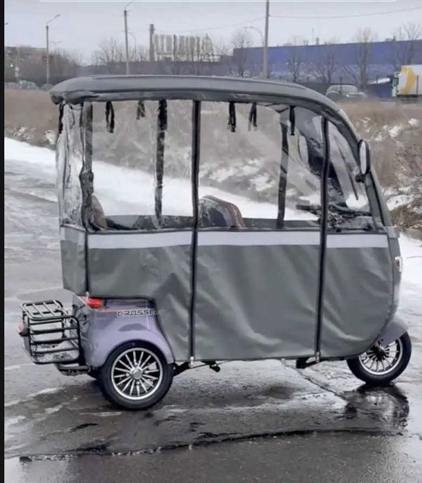 электроскутер Електротрайк CROSSER TR-7 1000W-72V-24Ah GraFen-АКБ шини 10"(2026)