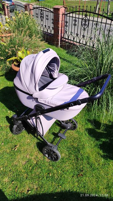 Wózek 3w1 gondola spacerówka Anex e-type kolor Pearl wielofunkcyjny