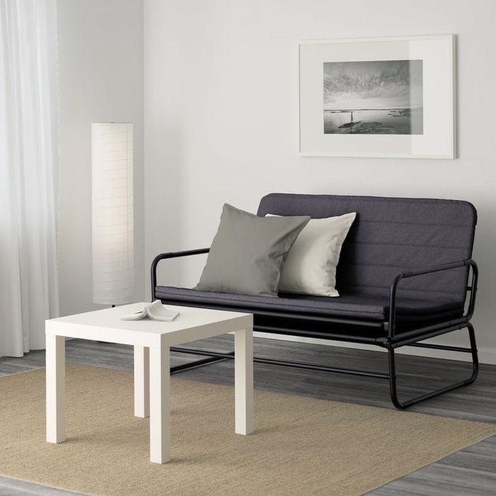 Sofá-cama, Knisa cinz esc/preto (Ikea HAMMARN)