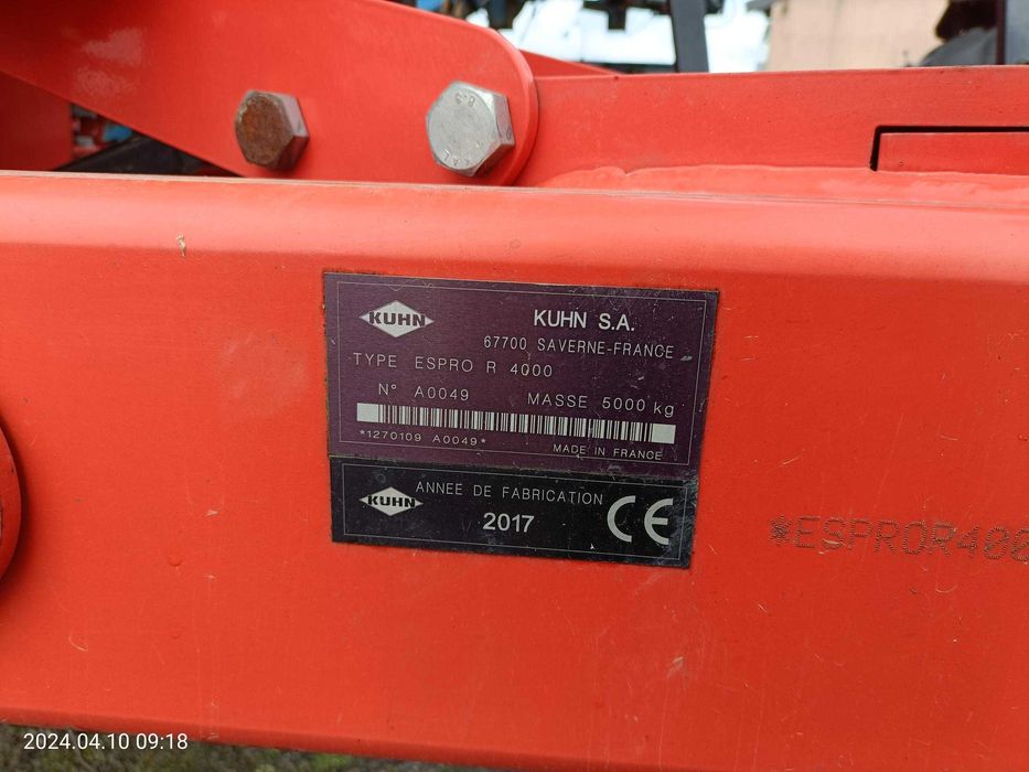 Agregat Kuhn typ ESPRO R4000