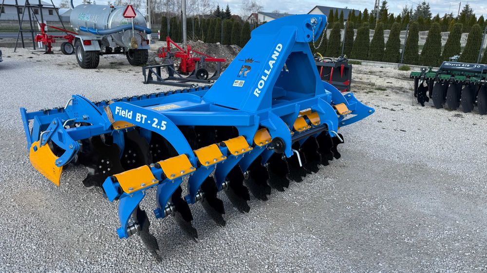 Brona Talerzowa Rolland Fireld BT 2.5m/2.70m/3.0m/3.5m/4.0m Wał Rurowy Packer Daszek Talerz 560mm Dostawa Cała Polska Raty