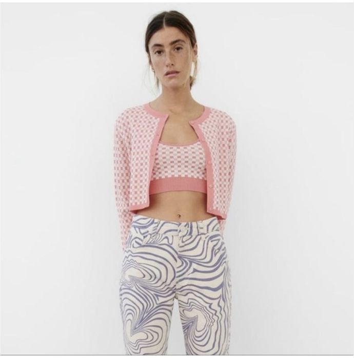 Укорочений кардиган Zara,светр,кофта,кардиган на гудзиках Zara