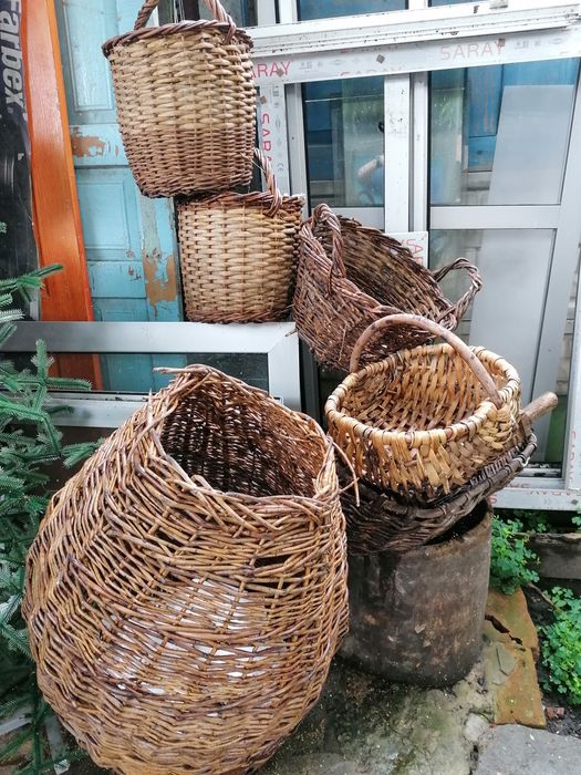 Корзина лоза деревняні декор великі