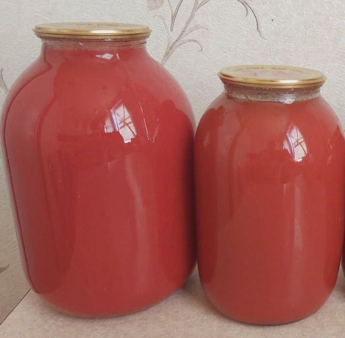 Томатный сок домашний