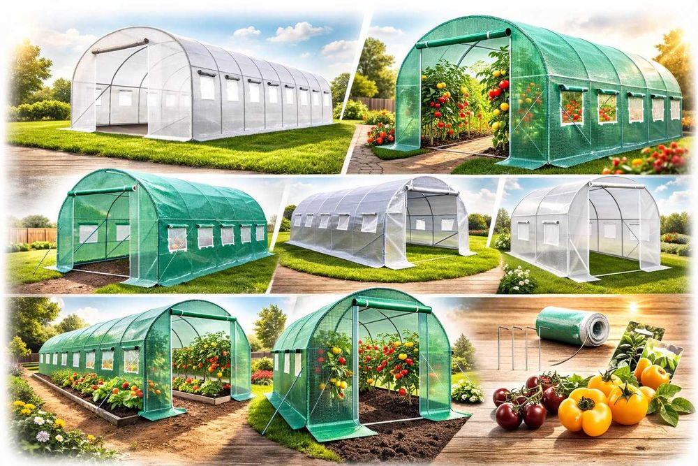 Армована Теплиця-Парник. Посилений каркас. Надійна та мобільна