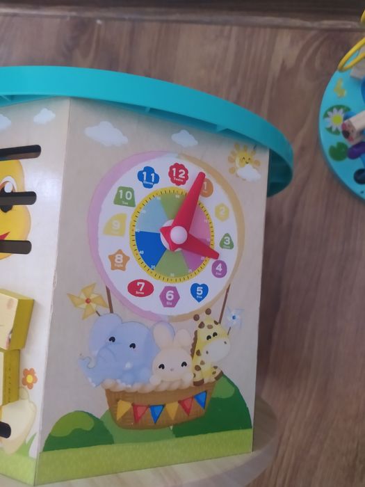 Drewniana kostka edukacyjna