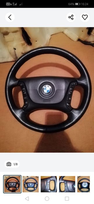 Кермо з пидігрівом бмв е39, е53, е46