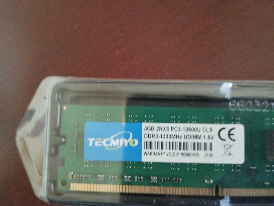 Memória RAM DDR3 de 8GB para PC Nova