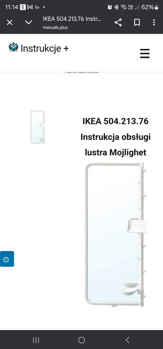 Ikea lustro Mojlighet