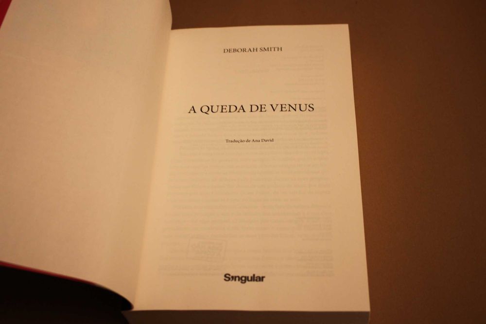 ' A Queda de Venus// Deborah Smith