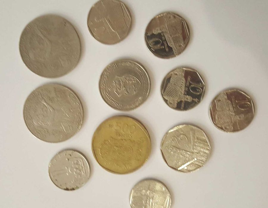 Coleção de moedas escudo