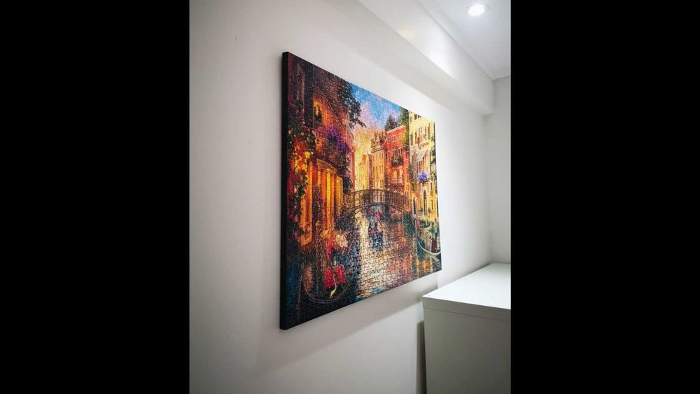 Quadro Decorativo Veneza | Puzzle 1500p Selado e Protegido| Peça Única