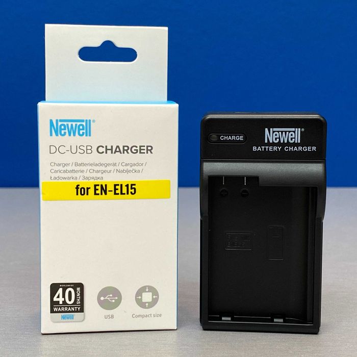 Carregador Newell (MH-25) - Bateria Nikon EN-EL15 (D600/ D700/ D800)