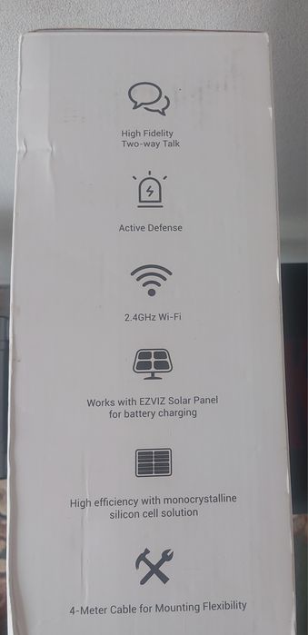 Kamera zewnętrzna Ezviz eLife BC1C +panel słoneczny