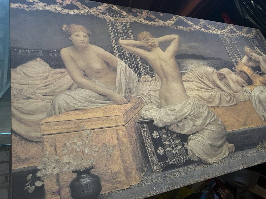 Quadro Clássico Mulheres (Estilo Antigo)