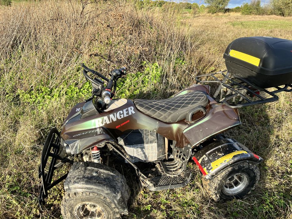 Крутейший Emobili Crafter ranger электро квадроцикл 2.5 квт