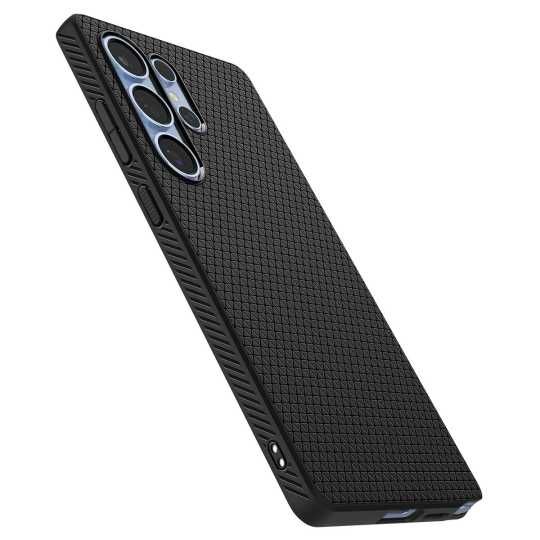 Etui SPIGEN Liquid Air czarne do SAMSUNG S25 ULTRA
