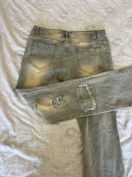 Calça y2k jeans skinny