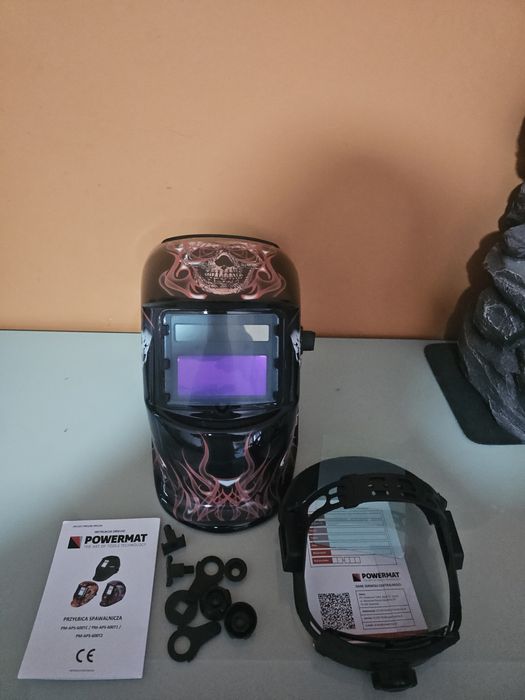 Viseira de solda auto-escurecedora profissional concebida para soldadu