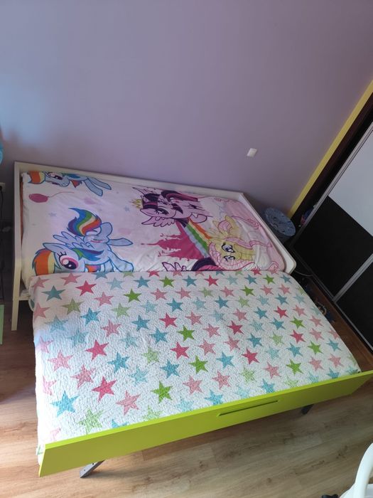 Cama de Solteiro com Gavetão (Cama Extra) – 90x200 cm