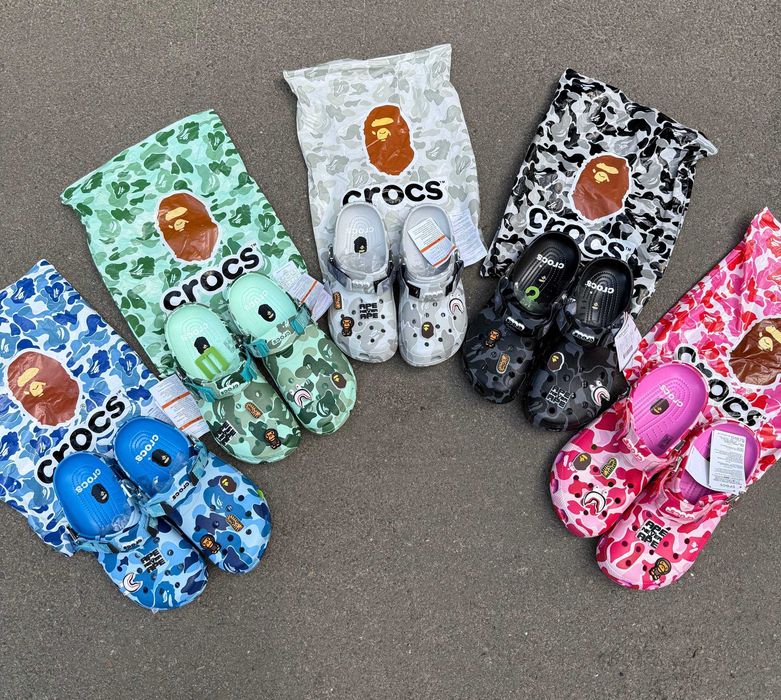 Крокси Crocs Bape