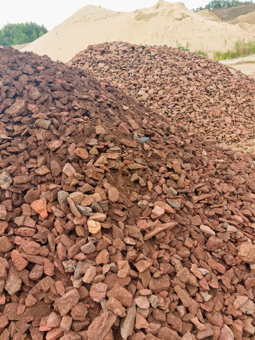 Łupek czerwony, kruszywo