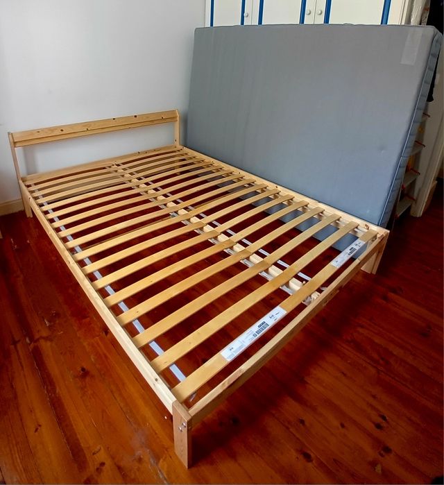 Cama Neiden Casal + Colchão Vesteröy Casal
