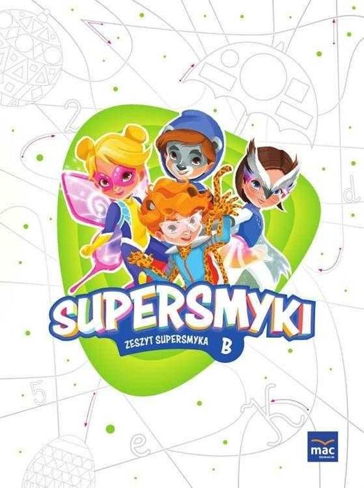 Pakiet Supersmyki Zeszyt Supersmyka Pięciolatek Poziom B wyd. MAC