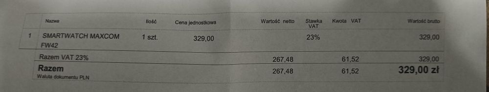 Zegarek Maxcom fw42 gold