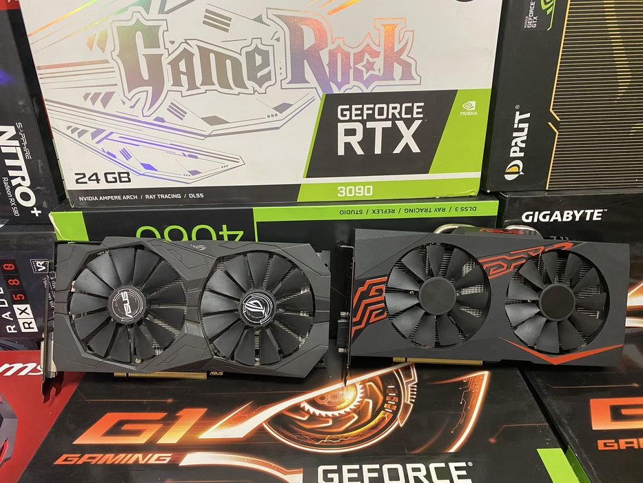 Відеокарта Asus 570 Strix EX 4gb гарний стан!