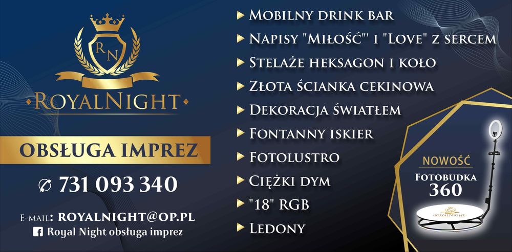 Fotolustro, fotobudka 360, ciężki dym, drinkbar, miłość, iskry!!