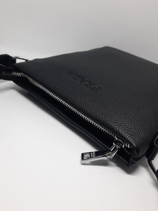 Чоловіча шкіряна сумка через плече | Мужская сумка кожаная барсетка