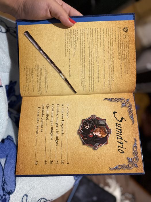 Livro o guia cinemarográfico Rony Weasley