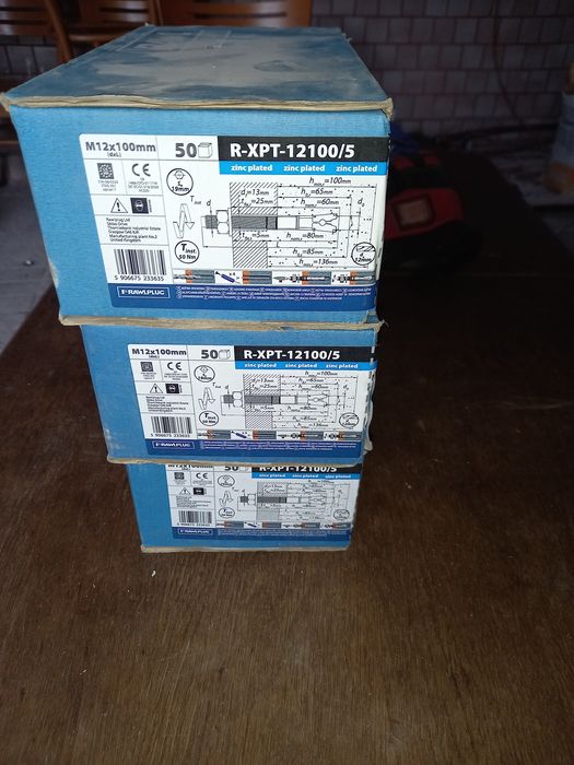 Kołki metalowe rozporowe