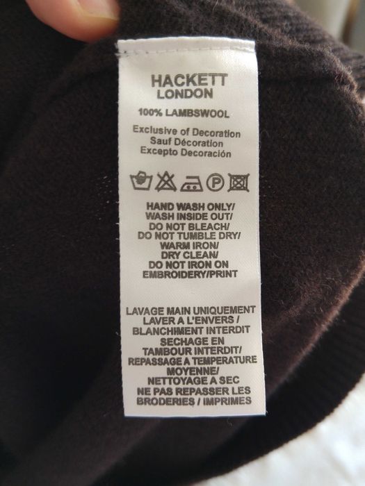 Sweter męski wełniany HACKETT LONDON