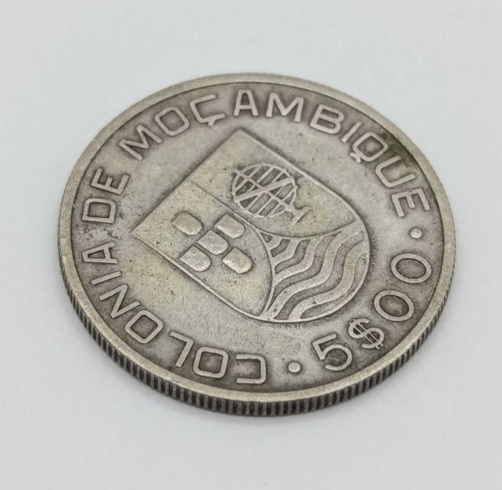 Moeda de 5 Escudos de Moçambique de 1935
