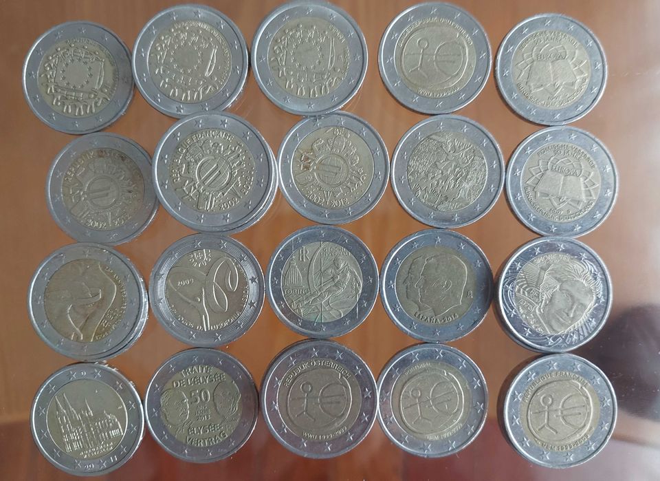 Moedas 2€ comemorativas