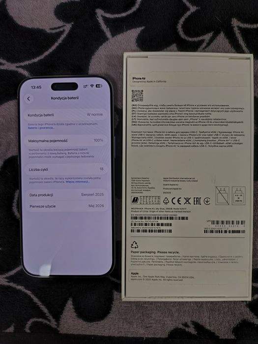 iPhone Air 256 Blue