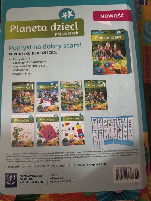 Planeta Dzieci Pięciolatek caly Pakiet BOX Nowy komplet