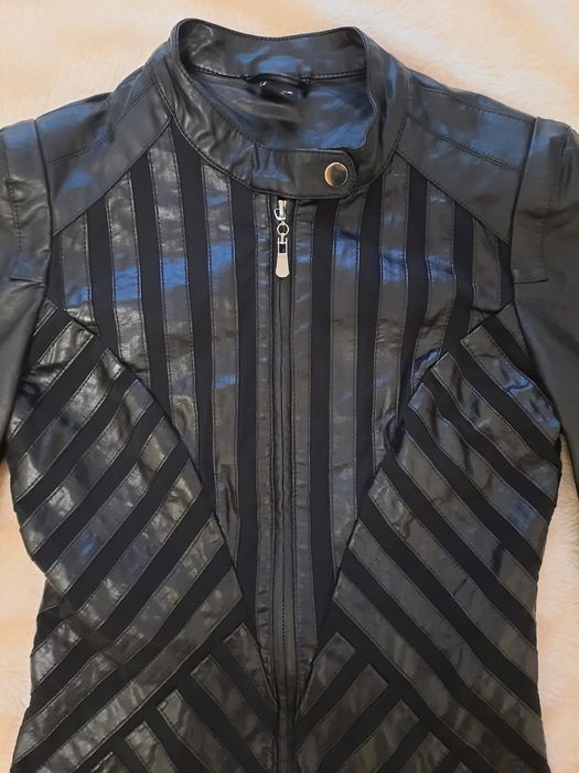 Куртка косуха zebra еко-шкіра