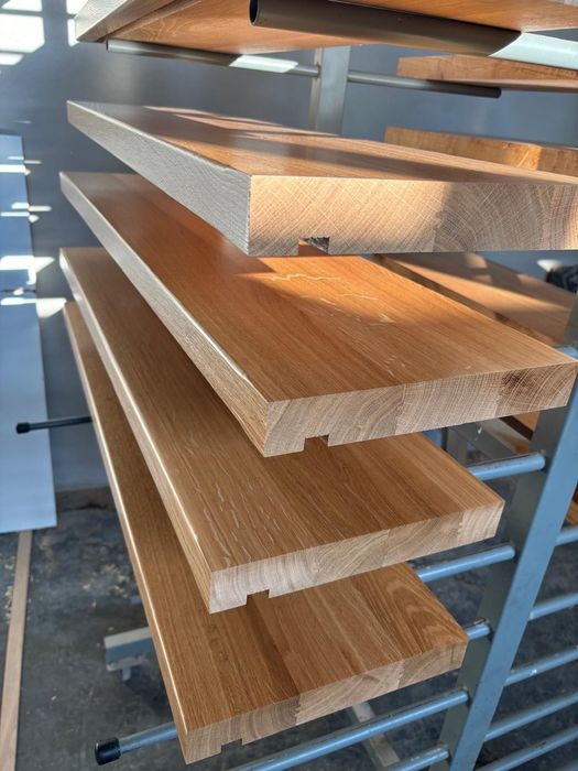 Stopnie drewniane dębowe/jesionowe