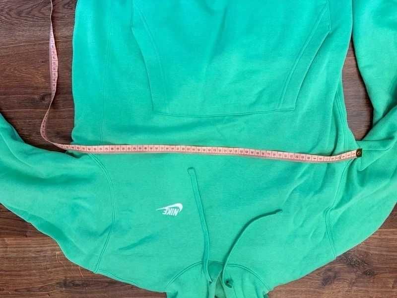 Miętowa bluza męska z kapturem Nike