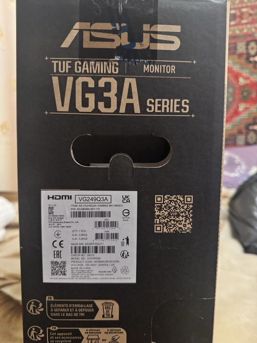 монітор ASUS TUF Gaming VG249Q3A у ідеальному стані!