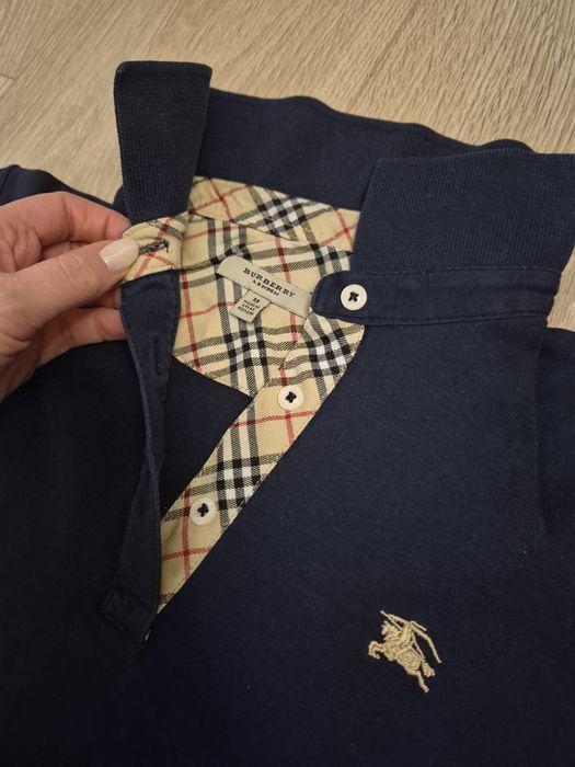 Koszulka polo granatowa Burberry M 38 36
