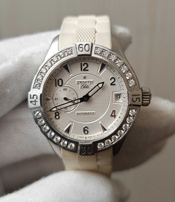 Жіночий годинник Zenith Defy Classic 38mm Lady Automatic Diamonds