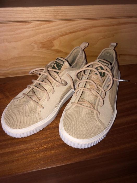 Tenis bege/creme puma
