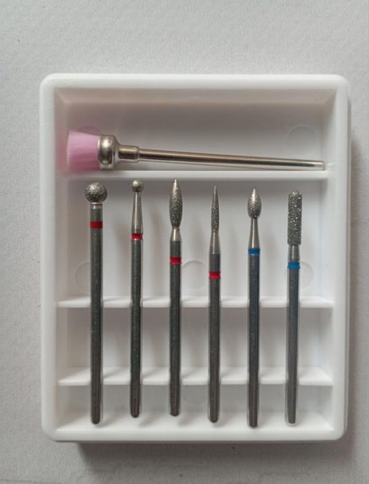 Набір насадок для манікюру, насадки для фрезера,
