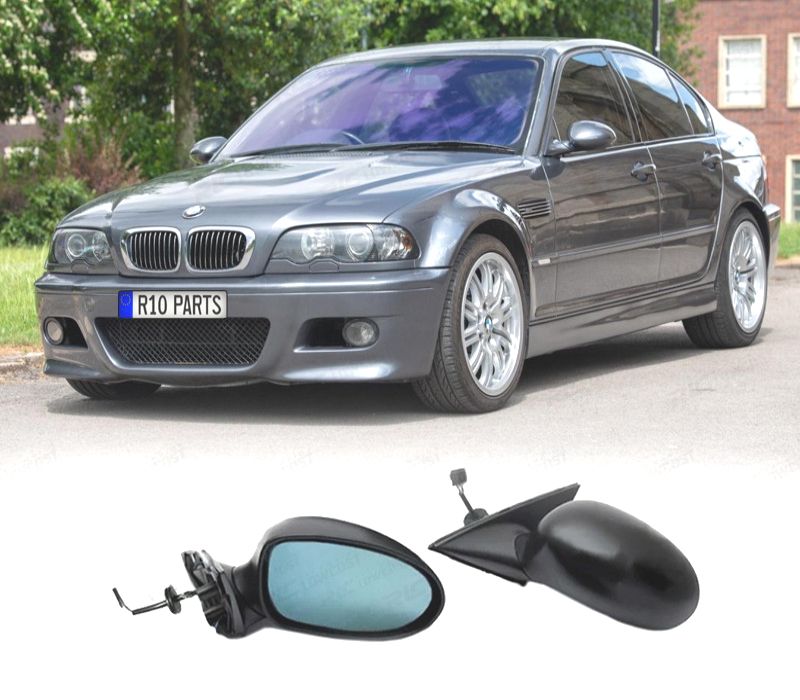 ESPELHOS RETROVISORES ELÉTRICOS BMW E46 SEDAN TOURING 99-06 6 PINOS LOOK M3