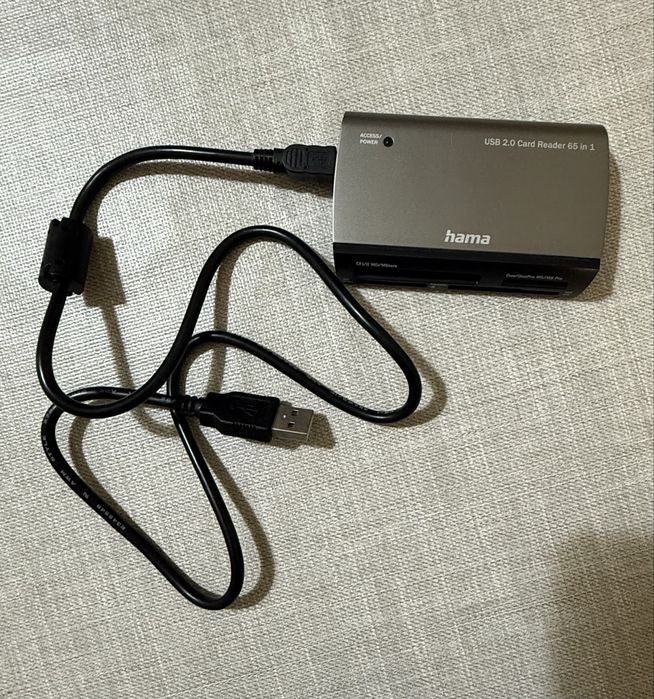 Leitor de cartões USB 2.0 Hama